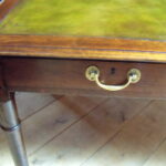 Antieke mahonie schrijftafel circa 1880 2