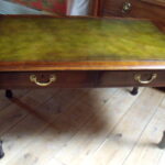 Antieke mahonie schrijftafel circa 1880 3