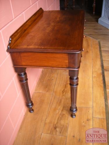 antieke mahonie schrijftafel circa 1900, VERKOCHT