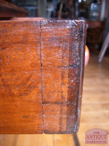 Antieke mahonie schrijftafel circa 1900 2