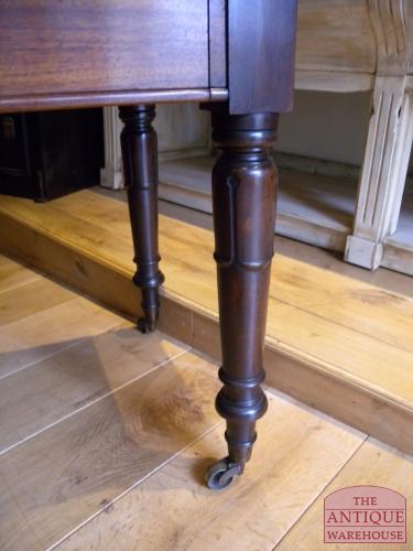 antieke mahonie schrijftafel, VERKOCHT