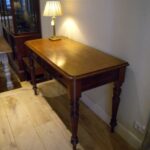 Antieke mahonie schrijftafel circa 1850 2