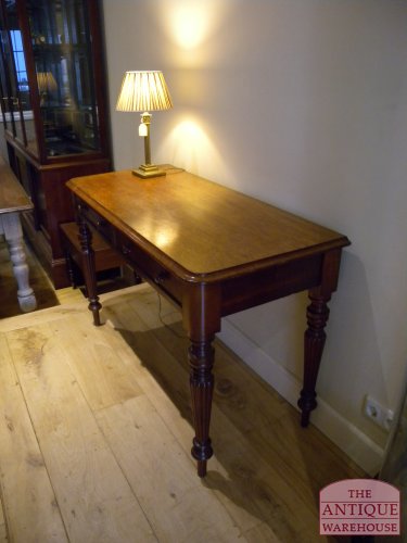 Antieke mahonie schrijftafel circa 1850 2