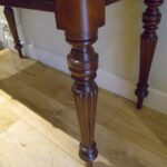 Antieke mahonie schrijftafel circa 1850 3