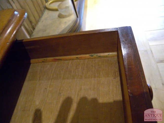 Antieke mahonie schrijftafel circa 1850 4