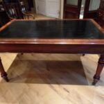 Antieke mahonie schrijftafel circa 1850 2