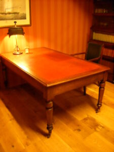 antieke mahonie schrijftafel, VERKOCHT