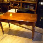 antieke mahonie side table 1