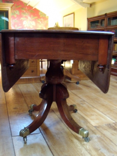 antieke mahonie side table 2