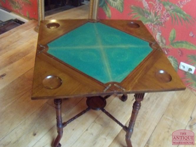 antieke mahonie speeltafel 2