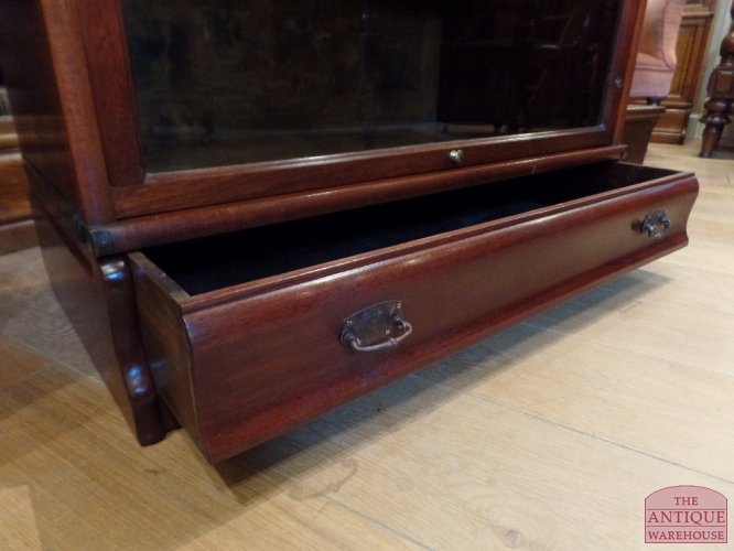 Antieke mahonie stapelbare Globe Wernicke boekenkast, vitrinekast 3