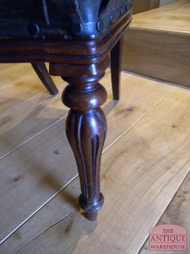 Antieke mahonie stoel 2