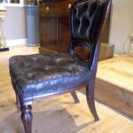 Antieke mahonie stoel 3