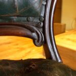 Antieke mahonie stoel 4