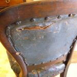 Antieke mahonie stoel 5