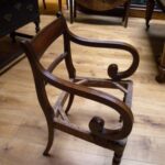 Antieke mahonie stoel 2