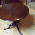 Antieke mahonie tilt-top tafel 3