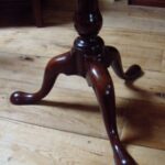 antieke mahonie tilt-top tafel 1