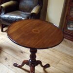 antieke mahonie tilt-top tafel 3