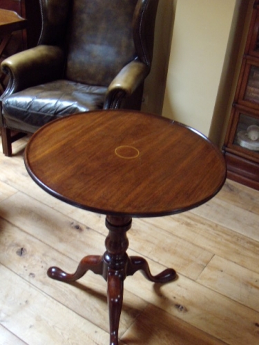 antieke mahonie tilt-top tafel 3