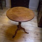 antieke mahonie tilt top tafel 1