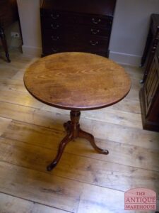 antieke mahonie tilt top tafel, SOLD