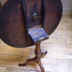 antieke mahonie tilt top tafel 4