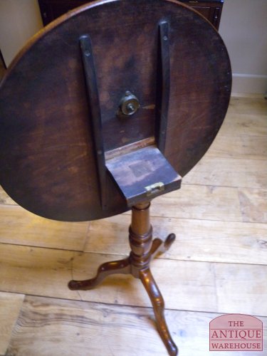 antieke mahonie tilt top tafel 4