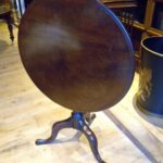 antieke mahonie tilt top tafel 1