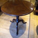 antieke mahonie tilt top tafel 2