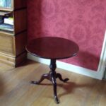 antieke mahonie tilt top tafel 2