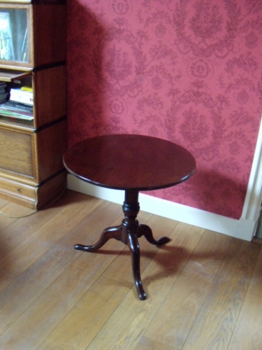 antieke mahonie tilt top tafel 2