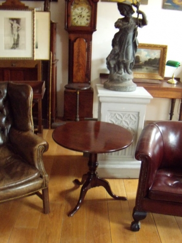 antieke mahonie tilt top tafel 3