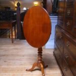 antieke mahonie tilt-top tafel 2