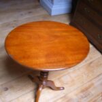 antieke mahonie tilt-top tafel 3
