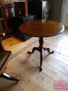 antieke mahonie tilt top, VERKOCHT