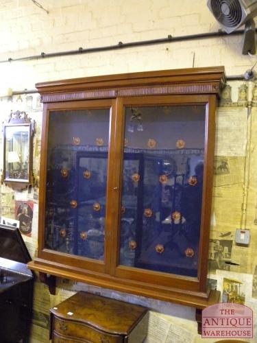 antieke mahonie tuig kast 2