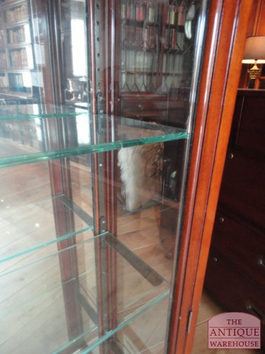 antieke mahonie vitrine 2