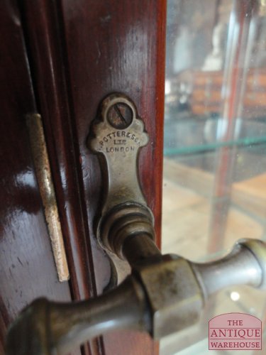 antieke mahonie vitrine 3