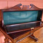 antieke mahonie vitrine 1