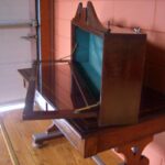 antieke mahonie vitrine 2