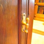 antieke mahonie vitrine 1