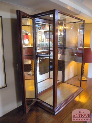 antieke mahonie vitrine 3