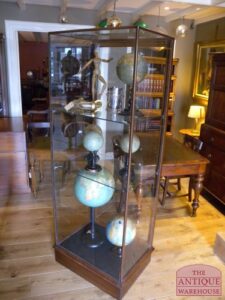 antieke mahonie vitrine, VERKOCHT