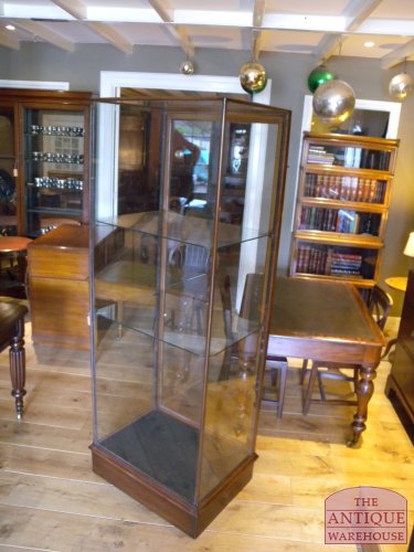 antieke mahonie vitrine 2