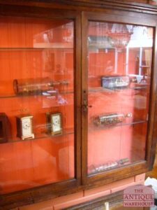 antieke mahonie vitrine, VERKOCHT