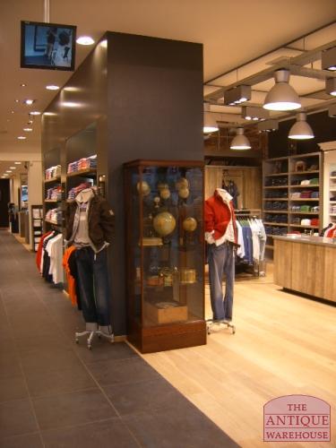 antieke mahonie vitrine, VERKOCHT