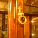 antieke mahonie vitrine 1