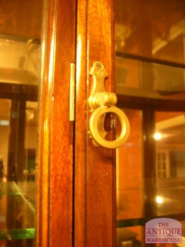 antieke mahonie vitrine, VERKOCHT