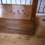 antieke mahonie vitrine, vrije ruimte 1